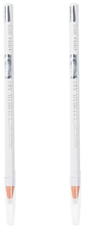 FRCOLOR Wasserfester Weißer Augenbrauenstift Dünn Präziser Brauenstift Mit Langer Haltbarkeit Für Natürliche Augenbetonung Und Leichtes Auftragen