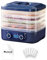Fiauli Food Dehydrators, Fruit and Meat Dryer Machine with 5 Stackable Trays, Dryer Machine, Adjustable Temperature, for Fruit, Meat, Veggies, Pet Snacks, Herbs (Blue)