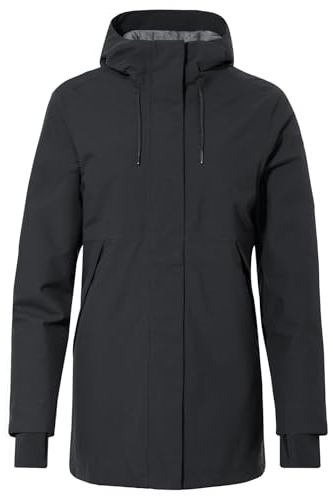 VAUDE Damen Winterjacke Coreway Parka, wasserdicht, winddicht und atmungsaktiv, black, 38
