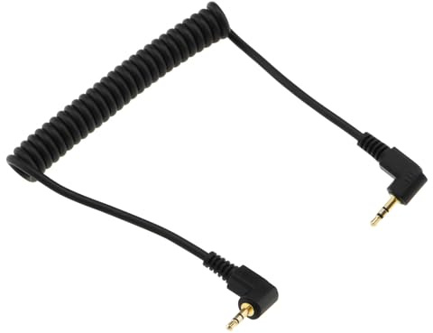 ECSiNG Cavo Di Rilascio Otturatore Per Telecomando Da 1 PC Da 2,5 Mm A C1 Spina Di Collegamento Della Fotocamera Compatibile Con Canon T8i T7i T6S T6i T5i T5 T4i Compatibile Con PowerShot G16 G15