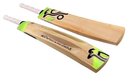 Kookaburra TB 800 Tennis Ball Cricket Bat Bate de críquet de Pelota de Tenis, Unisex, Natural, Mango Corto