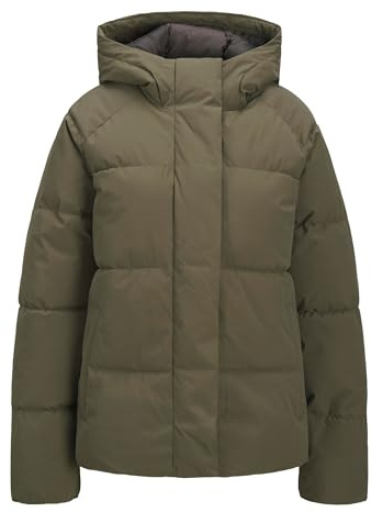 JACK & JONES Puffer Jacket Jxglobal-Chaqueta amortiguadora Otw Act, Tortuga Marina, S Mujeres