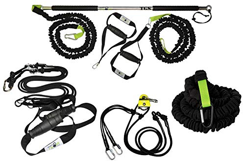 BodyCROSS Premium Functional Schlingentraining Set | Rip Trainer | Sprint Trainer | Schlingentrainer mit Umlenkrolle | Slingtrainer mit Türbefestigung (Basic Set)