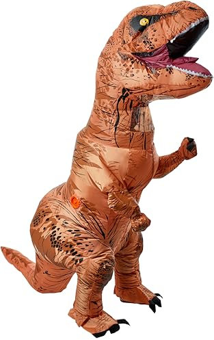 Inflatable T-Rex Teen Fancy Dress maskeradkostym Standard