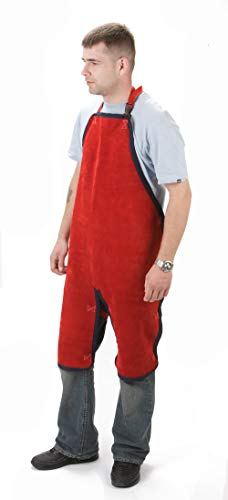 Tusker Tablier de soudure en cuir résistant ignifuge