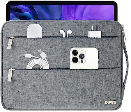 Voova 14 Zoll Laptophülle MacBook Air Pro M1 M2 Tasche 14.6 14,6 Hülle Tablet Laptoptasche Laptop Sleeve Notebook Case Dell HP iPad Grau