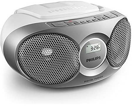 Philips AZ215S/12 CD-Soundmaschine Lautsprecher Audio tragbar 3W Leistung Silber