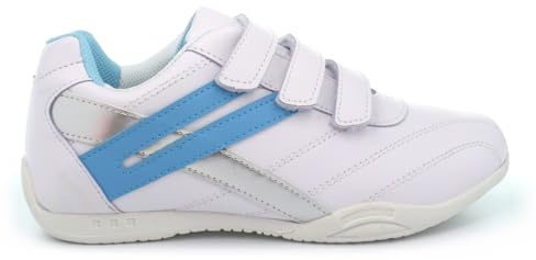 Womens Casual Trainers Touch Fastening Trainers Womens Casual Shoes Womens Shoes Womens Trainers Ladies Trainers Ladies Casual Shoes Ladies Casual Trainers White 6 UK