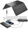 Ecosonique 20W/24W Faltbar Solar Panel, DC19V,USB-A QC 3.0, USB-C PD 18W mit Abnehmbarem Power Hub, IP67 Wasserdicht Solar Ladegerät für Handy Power Bank Tablets Kamera Camping Wandern