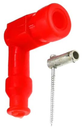 Zuasdvnk Spina candela per moto, connettore candela di accensione, manicotto impermeabile per motore, ricambio senza resistenza, accessorio per moto multicolore