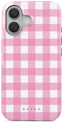 BURGA Unisex Mobilskal för iPhone 16 – Hybriddesign med dubbla lager, stötdämpande TPU och slitstarkt yttre skal, reptålig och upphöjd kant för skärmskydd och MagSafe-kompatibel
