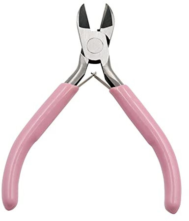 Alicates de punta redonda para joyería, alicates de punta de aguja, corte de alambre para manualidades