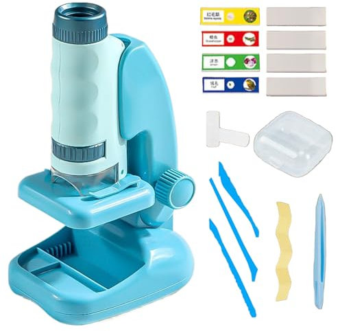 Kinder Mikroskop Set,Lernspielzeug Mit Experimentierkoffer & Vergrößerungsfunktion | Wissenschaftliches Spielzeug Für Kinder Ab 2 Jahren Vorschulkinder