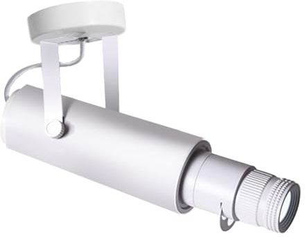 White-30W LED Adjustable Aperture Spotlight, Modern Multipurpose Manual Focus Accent Lamp, Ceiling Desk or Wall Mount Surface Mounted Spotlights, Painting Museum Ambient Lighting Cold White-6000K