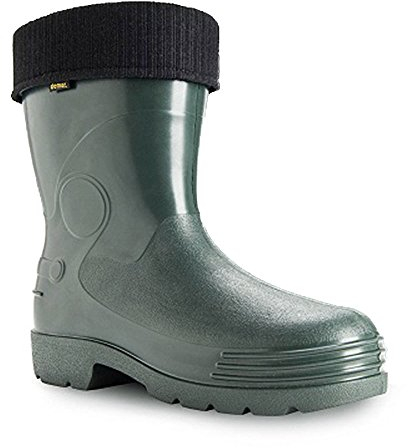 DEMAR leichte Eva Gummistiefel Thermostiefel gefüttert Farmer (44, grün)