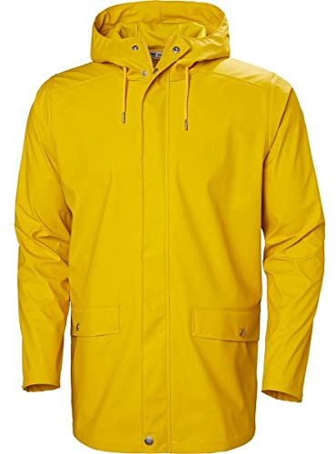Helly Hansen Herren Moss Rain Coat Shell-Jacke, Essential Gelb, L EU