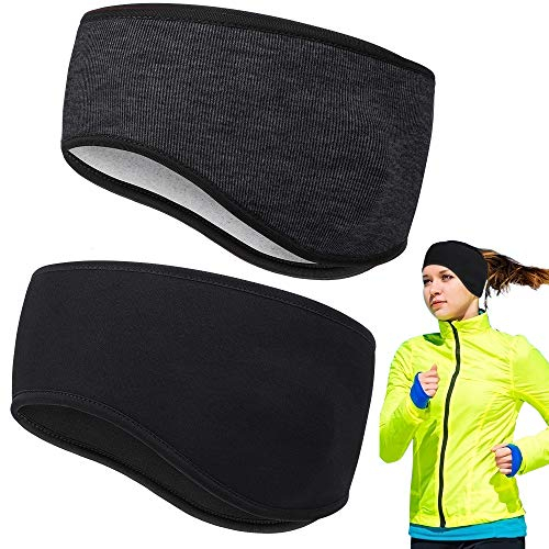 HASAGEI Stirnband Winter (Black + Grey)