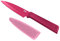 KUHN RIKON COLORI+ Rüstmesser gerade Klinge mit Klingenschutz, antihaftbeschichtet, Edelstahl, 19.5 cm, fuchsia, Stainless Steel