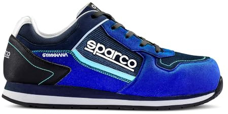 Sparco - Gymkhana Lando - Calzado de seguridad S1P-SRC - Estilo zapatillas deportivas - Calzado de seguridad ligero - Sin metal, con puntera compuesta y suela antideslizante - EU 48