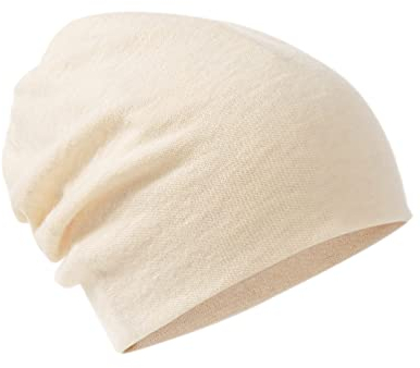 Villand 100% Merino Wool Beanie Hat for Women and Men with Gift Bag, Double-Layered Ski Cap, Knitted Wool Hat for Winter (Off White)