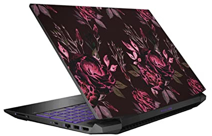 Head Case Designs Officially Licensed Anis Illustration Lisianthus Invertido Rosa Flower Pattern 3 Vinyl Sticker Skin Decal Cover Compatible With HP Pavilion 15.6 15-dk0047TX