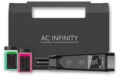AC Infinity pH Meter Kit, High Precision Digital pH Pen with ±0.1 pH Accuracy, Nutrient Test pH Meter for Water Hydroponics Plants, Gardening, Aquariums, Swimming Pools