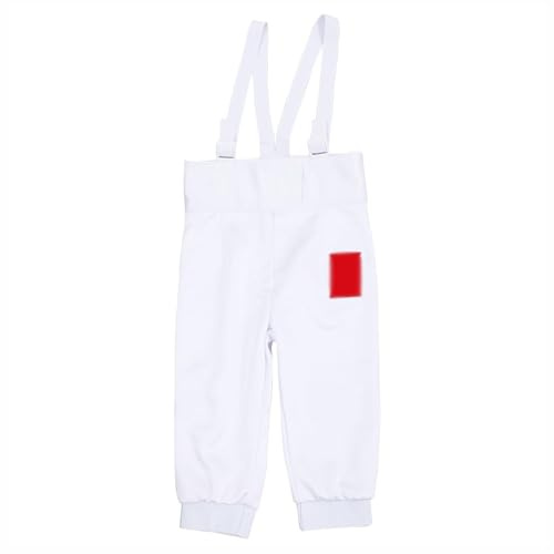 MFLKJHSA Fencing Pants, Fencing Knickers, 350N Fencing Suit, for Adults and Kids, Sabre Foil Epee, Unisex Fencing Uniform Suit, Right Hand(42)