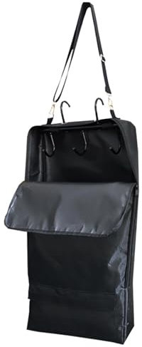 Generisch Pferdegeschirrtasche, Halfter-Zaumzeug, Pferdezubehör Mit Mehreren Fächern, Organisierte Fächer, Wasserabweisend, 16 X 3,5 X 30 Zoll, Schwarz, Für Reitzügel, Kopfstücke