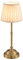 VISDANFO LED Tischlampe Kabellos, Dimmbare Vintage Nachttischlampe, Retro Tischlampe Akku, 4000mAh Batteriebetrieben, Geeignet Für Innen, Outdoor, Bar, Wohnzimmer (Gold + Beige Lampenschirm)