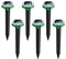 HIULLEN Ahuyentador solar de topos, 6 unidades, ahuyentador de topos por ultrasonidos, ahuyentador de topos, ahuyentador de topos por ultrasonidos para ratones, topos solares, roedores, serpientes