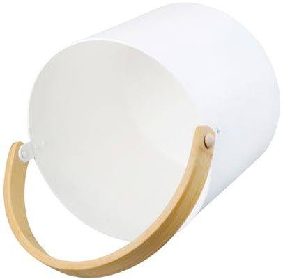 Lussuoso secchio in alluminio per sauna finlandese da 7 litri - Set di mestoli abbinati con manico a botte per sauna, accessorio in metallo durevole e resistente al calore per vapore e relax, eleganti