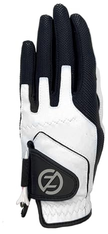 Zero Friction Girls Junior Performance Left Hand Golf Gloves, One Size, White, GL50006