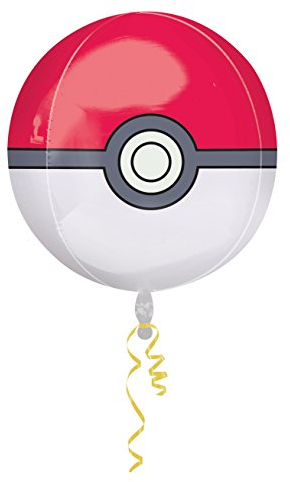 Child Pokemon PokeBall Orbz Foil Balloon G40