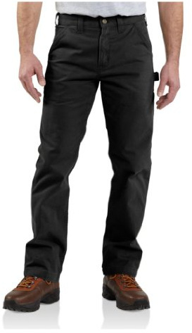 Carhartt Men's B324 Washed Twill Relaxed Fit Pant - 36W x 34L - Black
