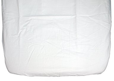 Ti Tin | 2er Packung Spannbetttücher für Kinderbett | 100% Baumwolle in Weiss | Verstellbar mit Gummizug | 35 x 75 cm