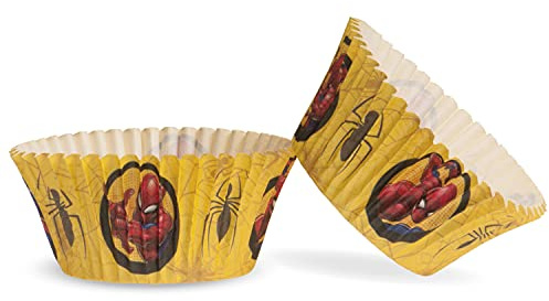 Dekora - 339261 Caissettes Cupcakes avec Design Marvel Spiderman - 25 Unités