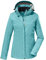 killtec Damen Funktionsjacke/Outdoorjacke mit abzippbarer Kapuze - Kurzgröße KOS 133 KG WMN JCKT, aqua, 23, 40826-000