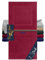 Marie´s Home 2er Pack Duschvorleger für kleine Bäder, Sport und Freizeit 1612.2351, 50 x 50 cm, Bordeaux