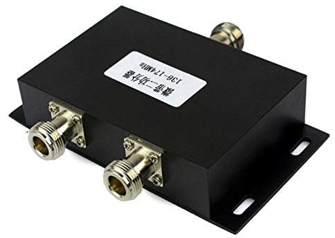 Yinchus Splitter Divisore di Potenza 'Antenna VHF 136-174MHz Un 2 Vie per Ripetitore Radio