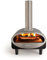 CREATE Four à granulés pour pizzas à la pierre/pizza jusqu'à Ø30 cm, chauffage rapide, contrôle de la température, température jusqu'à 500 °C, usage extérieur, 53 x 36,8 x 58 cm