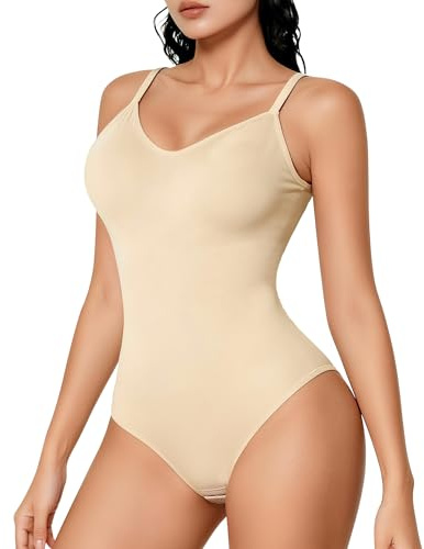 Aullwyr Body Gainant Femme Ventre Plat Bodysuit Sculptant String Shapewear Amincissante Invisible