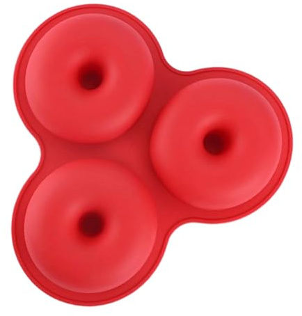Munkform Donutform Antiklibb 3-Hålig Silicone Bakform