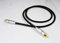Van Damme Black Ultra X Subwoofer Cable 2 Metre Single Terminated With HQ Gold Plated RCA Phono Plugs