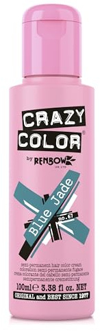 Crazy Color Haarfärbe-Creme, semi-permanent, 100 ml, Blau, 4 Stück