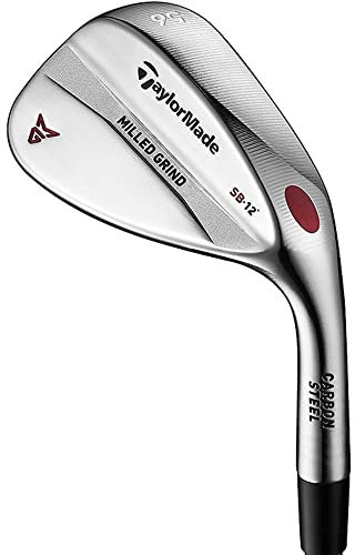 TaylorMade Milled Grind Wedge, Cuneo Golf Uomo, Finitura cromata, L
