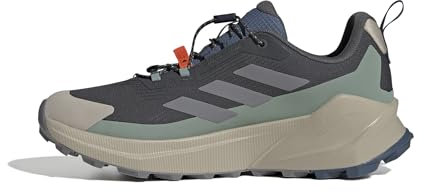 adidas Herren Terrex Trailmaker 2 Gore-TEX Speed LACE Hiking Shoes Wanderschuhe, Carbon/Grey Three/Silver Green, 44 2/3 EU