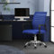 ML-Design Bürostuhl ergonomisch, Blau, Höhenverstellbarer Schreibtischstuhl mit Armlehnen, Computerstuhl mit atmungsaktiver Netzbespannung, Wippfunktion, 360° Drehstuhl mit Rollen, Gaming Stuhl