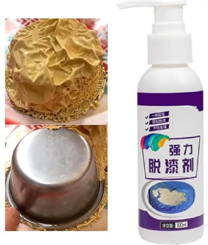 Paint Stripper and Remover,Professional Fast Acting Paint Stripper, All Purpose Paint and Varnish Remover, Paint Remover for Wood, Metal and Masonry, High-Strength Paint Stripper (1PCS)