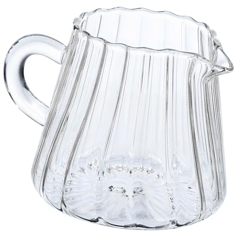 Pichet À Lait Verre Transparent Pichet À Verre À Mousse De Lait Pour Thé Cuisine Maison Et Restaurant