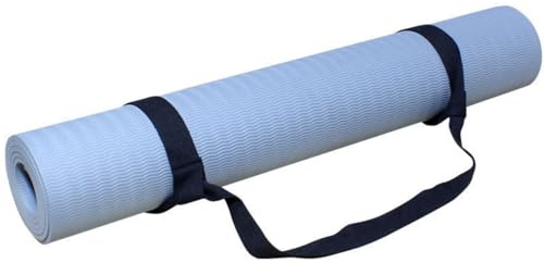 Makoto Nobu Correa para Esterilla de Yoga, Ajustable Algodón Cinta de Yoga, Porta Esterilla Yoga para Esterilla de Yoga Todos los Tamaños, Elástico Cinturon Yoga para Pilates,Estiramientos y Fitness